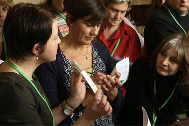 Molly Varga (Centre) at London Vet Show